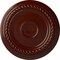 Ekena Millwork Small Alexandria Ceiling Medallion (Fits Canopies up to 4 5/8"), 7 7/8"OD x 3/4"P, Brushed Mahogany CM07ALBMF - alternate 1